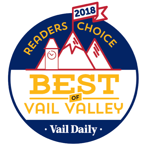 Badge for Readers Choice 2018 Best of Vail Valley Vail daily