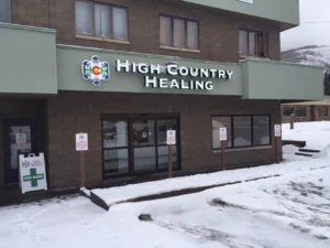 The real High Country Healing storefront in Eagle-Vail, Colorado