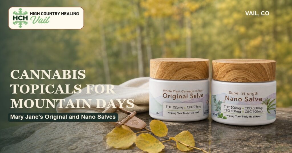Mary Janes cannabis topicals for active Vail days