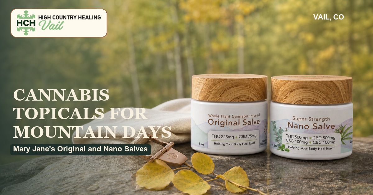 Mary Janes cannabis topicals for active Vail days