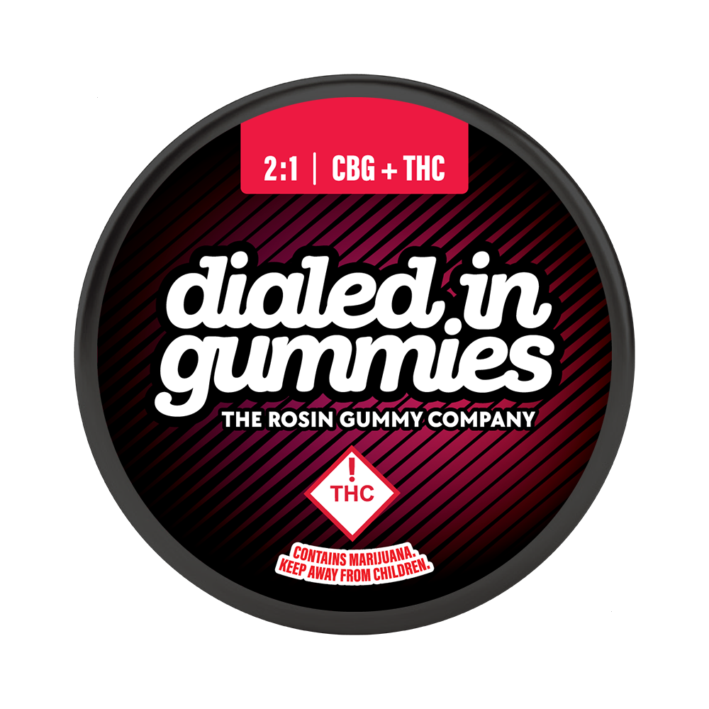 Dialed In Relax rosin THC gummies