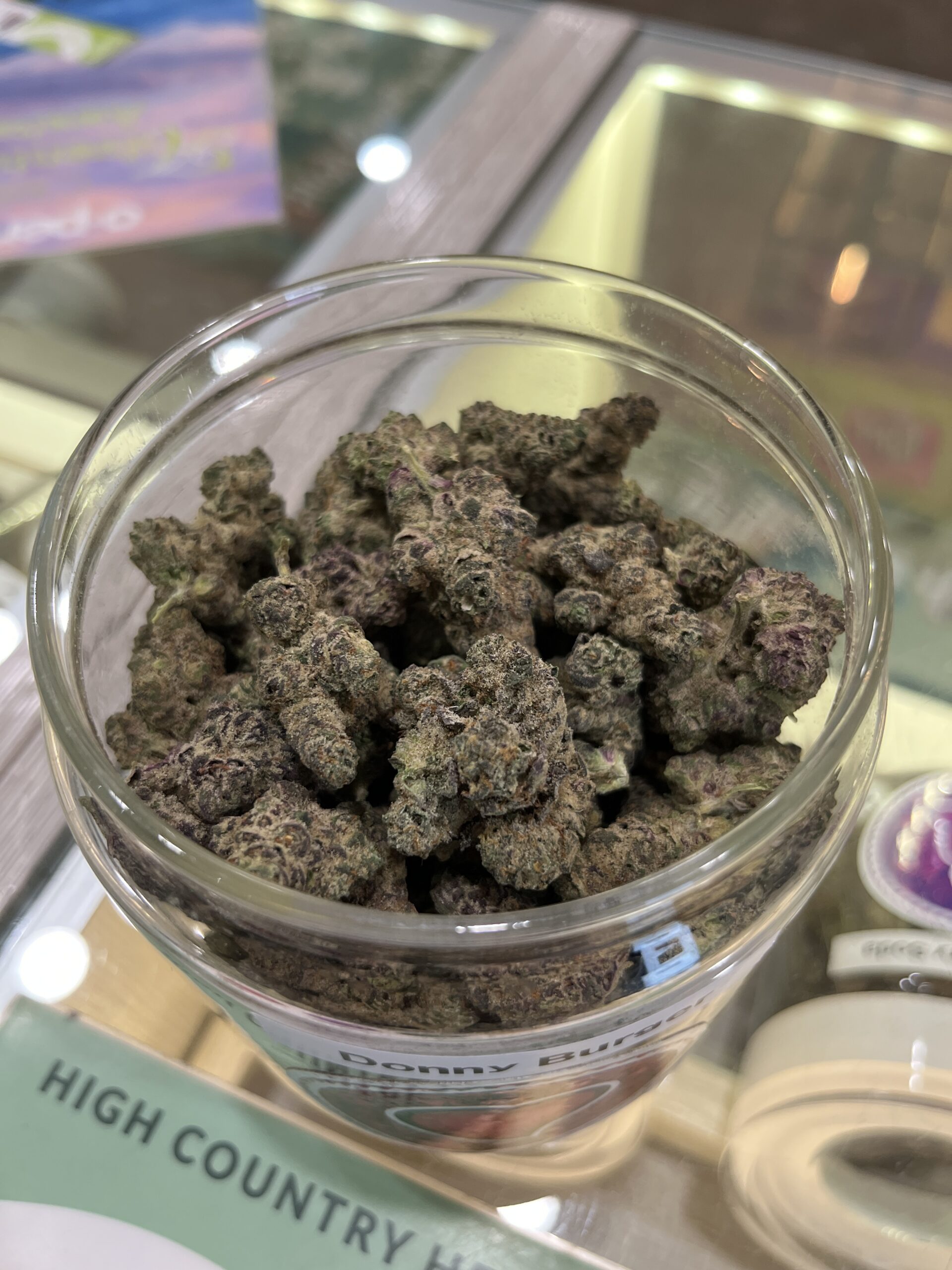Real Donny Burger cannabis flower at High Country Healing Vail