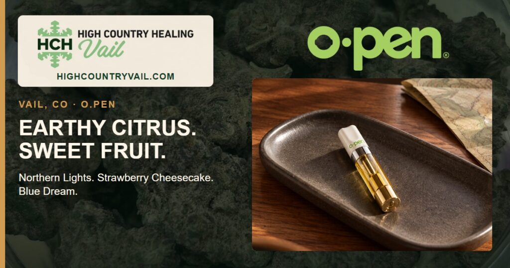 O.pen: earthy citrus, sweet fruit and three distinct cartridge profiles
